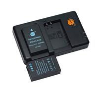 DSTE DE EN-EL20 EN-EL20a (2 Unidades) Batería Recargable de Repuesto y Cargador Dual Compatible con 1 J1, 1 J2, 1 J3, 1 S1, 1 V3, 1 AW1, Coolpix A, COOLPIX P1000