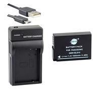 DSTE DMW-BLD10F Li-Ion Batería Traje y Cargador Micro USB Compatible con Panasonic Lumix DMC-G3, DMC-GF2, DMC-GX1