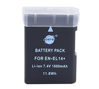DSTE EN-EL14 ENEL14A Batería Recargable (1600 mAh/7,4 V) compatible con Nikon D5100 D5300 D5500 D3400 D5600 D3500 P7000 P7200 P7800