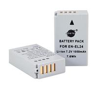 DSTE EN-EL24 ENEL24 Batería Recargable de Iones de Litio (2 Unidades) Compatible con 1 J5
