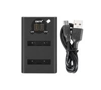 DSTE EN-EL5 MH-61 - Cargador USB dual con pantalla LCD compatible con Nikon EN-EL5, Coolpix P510, P520, P530