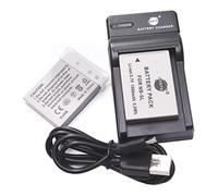 DSTE - Juego de 2 baterías de iones de litio NB-5L y cargador micro USB compatible con Canon PowerShot S100, S110, SD900 is, SD950 is, SD970 is, SD990 is, SX200 is, SX210 is, SX220 is, SX230 HS