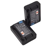 DSTE - Juego de 2 baterías de repuesto compatibles con cámaras VBY100 y Panasonic HC-V110 HC-V110K HC-V110G HC-V110GK-K HC-V130 HC-V201 HC-V201K