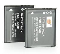 DSTE - Juego de 2 baterías de repuesto compatibles con Olympus Li-50B Stylus 1010 1020 1030 9000 9010 Tough TG-870