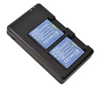 DSTE Juego de 2 baterías de Repuesto NP-BG1 + Cargador Dual USB Compatible con Sony DSC-H10 DSC-H20 DSC-H30 DSC-H50 DSC-H55 DSC-H70 DSC-H90