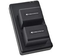 DSTE Juego de 2 baterías de Repuesto NP-FV70 + Cargador Dual USB Compatible con Sony HDR-CX210 HDR-CX220 HDR-CX230 HDR-CX260V HDR-CX290 HDR-CX300 HDR-CX305 HDR-CX330