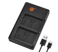 DSTE LC-E12E Batería USB Dual Quick Cargador para LP-E12, EOS M, M2, M10,100D, Kiss X7, M50, M100, M200
