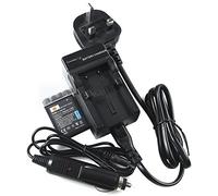 DSTE LI-10B Batería recargable de litio-ión + DC82U viajes y cargador de coche adaptador para Olympus C-50 C-60 C-70 C-470 C-760 C-765 C-770 C-5000 C-7000 D-590 X-1 X-2 X-3 X-500 FE-200 IR-500 Stylus 300 400 410 500 600 800 810 1000 Digatal cámara como Olympus LI-12B