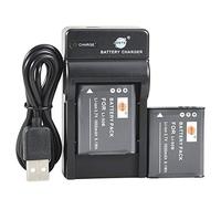 DSTE Li-50B Li-Ion Batería (2 Paquetes) Traje y Cargador Micro USB para Olympus Stylus 1010 1020 1030 9000 9010 SP-800UZ SP-810UZ SZ-10 SZ-11 SZ-12 SZ-15 SZ-20 SZ-30MR SP-720UZ
