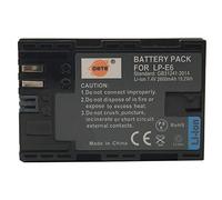 DSTE® LP-E6 Li-Ion Batería para Canon EOS 5D Mark II, EOS 5D Mark III, EOS 5DS, EOS 6D, EOS 7D, EOS 60D, EOS 60Da, EOS 70D