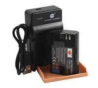DSTE LP-E6 Li-Ion Batería Traje y Cargador Micro USB Compatible con Canon EOS 5D Mark II III 5DS 5DS R 6D 7D 60D 60Da 70D 7D Mark II III