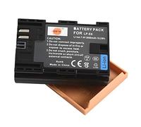 DSTE LP-E6 LPE6 Batería Compatible con Canon 5D Mark II, 5D Mark III, 7D Mark II, 7D Mark III, 5DS, 6D, 7D, EOS 60D, 60Da, 70D