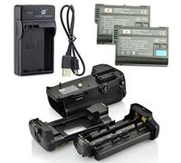 DSTE MB-D11 Apretón Batería + 2X EN-EL15 Batería + USB Cargador Compatible con Nikon D7000
