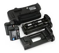 DSTE Multi-Poder Vertical Batería Apretón Titular Compatible con Nikon D800 D800E DSLR Cámara Fotográfica como MB-D12 con 2-Pack EN-EL15