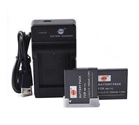 DSTE NB-11L - Juego de 2 Pilas de Ion de Litio y Cargador Micro USB Compatible con Canon PowerShot A2300, A2400, A2500, A2600, A3400, A3500 y A4000
