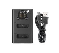 DSTE NB-13L CB-2LH CB-2LHT - Cargador USB dual con pantalla LCD compatible con Canon PowerShot SX620, SX720, SX730, SX740