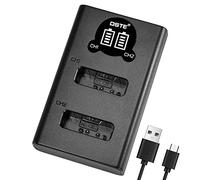 DSTE NB-13L NB13L Rápido Dual Cargador Compatible con Canon PowerShot G5X, G7X, G9X, G7X Mark II, G9X Mark II, SX720 HS, SX620 HS, G1X Mark III