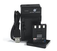 DSTE NB-3L - Juego de 2 Pilas de Ion de Litio y Cargador Micro USB Compatible con cámaras Canon PowerShot SD20, SD500, SD550, Digital IXUS 750, IXUS i, IXUS i5, IXUS II, IXUS IIs