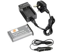 DSTE NP-90 Batería recargable de litio-ión + DC94U adaptador cargador de viaje para Casio Exilim EX-H10 EX-H15 EX-H20G EX-FH100 EX-FH100BK Digatal cámara