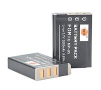 DSTE NP-95 Batería Recargable de Iones de Litio (2 Unidades) Compatible con Fujifilm Finexpix F31, F31 fd, F31fd, F30, F30 Zoom