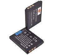 DSTE NP-BD1 NP-FD1 Batería Recargable de Iones de Litio (2 Unidades) Compatible con Sony DSC-G3, DSC-T2, DSC-T70, DSC-T75, DSC-T77, DSC-T90, DSC-T200, DSC-T300