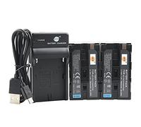 DSTE NP-F970 - Batería de repuesto y cargador micro USB compatible con Sony NP-F550 NP-F770 CCD-TR716 CCD-TR818 CCD-TR910 CCD-TR917 CCD-TR930 CCD-TR940