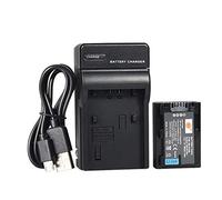 DSTE NP-FH50 Li-Ion Batería Traje y Cargador Micro USB Compatible con Sony DSLR-A230, DSLR-A290, DSLR-A330, DSLR-A380, DSLR-A390, DSC-HX1, DSC-HX100V, DSC-HX200V, HDR-TG5V