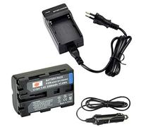 DSTE NP-FM500H Repuesto Batería y Cargador Compatible para Sony A58, A65, A77, A100, A200, A300, A350, A450, A500, A550, A560, A580, A700