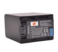 DSTE NP-FV100 Li-Ion Batería Compatible para Sony DCR-SR15, SR21, SR68, SR88, SX15, SX21, SX44, SX45, SX63, SX65, SX83, SX85, HDR-CX105