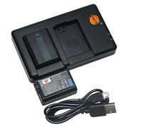 DSTE NP-FW50 (7,4 V/1950 mAh) Batería recargable de repuesto y cargador dual compatible con Sony ZV-E10 RX10 IV Alpha 7(a7)/7R(a7R)/7S(a7S),a3000,a5000,a6000,NEX-3/5//6/7/C3/F? 3, DSC-RX1 32 ES
