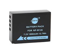 DSTE NP-W126 Batería Compatible para Fujifilm X-A1, X-A2, X-A3, X-E1, X-E2, X-M1, X-T1, X-T2