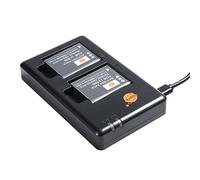 DSTE - Paquete de 2 baterías y cargador dual micro USB compatible con LI-50B y Olympus Stylus 9010 SP-800UZ SZ-20 SZ-30MR SP-720UZ iHS SZ-16 iHS Cámara Pentax D-Li92 Rioch DB-100