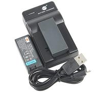 DSTE - Paquete de 2 baterías y cargador rápido USB dual compatible con Sony NP-FC10 NP-FC11 DSC-F77 DSC-FX77 DSC-P2 DSC-P3 DSC-P5 DSC-P7 DSC-P8 DSC-P9 DSC-P10 DSC-P12