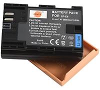 DSTE Repuesto Batería Compatible para Canon LP-E6 LP-E6N EOS 5D Mark II EOS 5D Mark III EOS 5DS EOS 5DS R EOS 6D EOS 7D EOS 60D EOS 60Da EOS 70D 7D markII 7D markIII