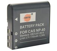 DSTE Repuesto Batería para Casio NP-40 NP-40DBA NP-40DCA Exilim EX-FC100 EX-FC100WE EX-FC150 EX-FC150BK Exilim Pro EX-P505 EX-P600 EX-P700 Exilim Zoom EX-Z100 EX-Z1000 EX-Z1000BE as Kodak LB-060