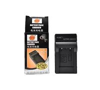 DSTE Travel and Car Charger Compatible con Olympus LI-40B LI-42B N-EL10 Fuji NP-45 Pentax D-LI63 KLIC-7006 Battery as MH-63