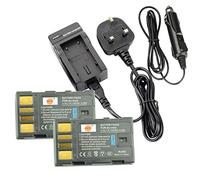 DSTE® UE Cargador DC36U + 2x BN-VF808 Li-ion Batería para JVC GZ-MG130, GZ-MG131, GZ-MG132, GZ-MG133, GZ-MG134, GZ-MG135, GZ-MG148, GZ-MG150, GZ-MG155, GZ-MG175, GZ-MG177, GZ-MG255, GZ-MG275, GZ-MG575, GZ-HD7, GR-D720, GR-D725, GR-D726, GR-D728, GR-D740, GR-D745, GR-D746, GR-D750, GR-D760, GR-D770, GR-D771, GR-D775, GR-D790, GR-D796