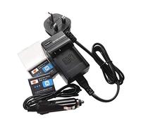 DSTE® UE Cargador DC95U + 2x NP-BN1 Li-ion Batería para Sony Cyber-shot DSC-QX10, DSC-QX100, DSC-T99, DSC-T110, DSC-TF1, DSC-TX5, DSC-TX7, DSC-TX9, DSC-TX10, DSC-TX20, DSC-TX30