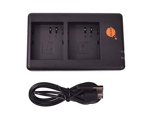 DSTE USB Dual Cargador de batería compatible con Arlo Pro 2 batería VMA4400 - Alimentación a través de micro USB a USB A 2.0 cable de carga