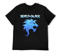 DSTI Best Beast in Black Finnish Heavy Metal Band T-Shirt Size S-2XL Black Black