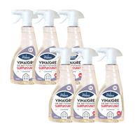 DSTOCK60- 6 botellas de vinagre blanco de limpieza ultra potente 0,75L, 14°- PHEBUS, producto original garantizado- desengrasante, desincrustante, herbicida- Limpieza de casa y jardín
