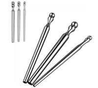 DstoLusre 3 Tamaños S/M/L Dilatador de Uretra Hueco Tapón de Pene de Metal de Acero Inoxidable Sondas Uretrales for Hombre Masturbación de Pene Dilatador Uretral Bolas de Pene Uretral Juguete Sexual f
