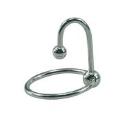 DstoLusre Anillo de pene BDSM hecho de anillo de glande de acero inoxidable 304 joyería íntima con cuentas de acero SM pene bondage anillo de pene juguete sexual for hombres(35mm)