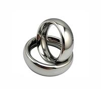 DstoLusre Anillo for el pene hecho de acero inoxidable 304, anillo for glande hecho de metal, joyería íntima for hombres, anillo for testículos, anillo for el pene bondage, juguetes sexuales eróticos
