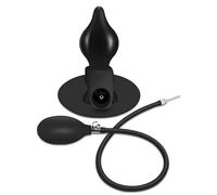 DstoLusre BDSM Plug anal inflable con ventosa Expansor anal de silicona Dilatador vaginal Cosplay Plug anal Consolador Punto G femenino Juguete sexual erótico for mujeres