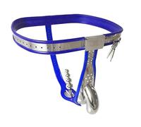 DstoLusre Cinturón de castidad erótico masculino Pantalones de castidad sexual Ropa interior de castidad hecha de jaula de pene de acero inoxidable 304 con tapón de 4 bolas Juguetes sexuales adecuados