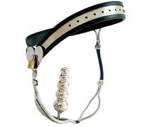 DstoLusre Cinturón de castidad for mujer, cinturón de castidad, ropa interior femenina, conjunto sexy for mujer, material de acero inoxidable con tapón vaginal extraíble, bragas sexy, dispositivo de e