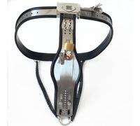 DstoLusre Cinturón de castidad Mujer Vagina Lock Acero inoxidable Jaula de castidad for mujer Cinturón de castidad Ropa interior sexy Bragas Dispositivo de castidad Bondage BDSM Juguetes sexuales erót