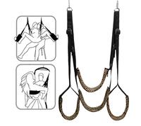 DstoLusre Columpio de amor BDSM, columpio sexual for puerta, juego de bondage BDSM, columpio sexual for parejas, columpios de amor, muebles sexuales SM, Juguetes sexuales for parejas(Leopardenmuster)
