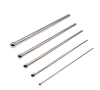 DstoLusre Ensanchador uretral de bolas de pene de acero inoxidable macizo de 5 tamaños - Sonda de tapón uretral de 250 mm de largo - Dilatador de uretra for estiramiento uretral Juguete sexual erótico